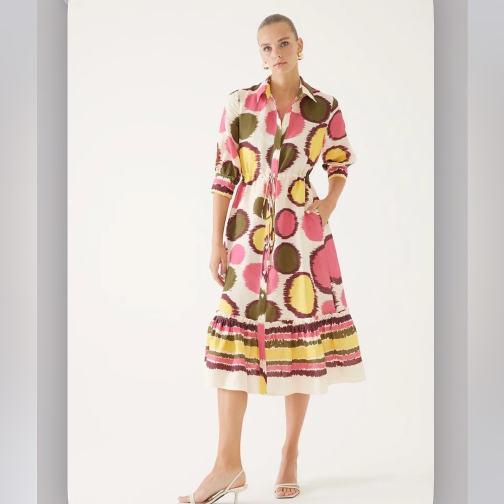 GORGEOUS LINEN DRESS - Picture 6 of 9